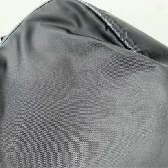 JPK Paris 75 Nylon Shoulder Bag Purse Black Gold Hardware - Picture 11 of 12